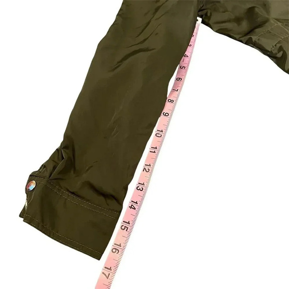 Miss Lili Women's Petite Green Hooded Lightweight Jacket PS Casual - Picture 4 of 12